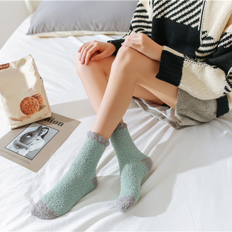 Vớ Cao Cổ Bằng Da Cừu Phong Cách vintage Dành Cho Nữ
