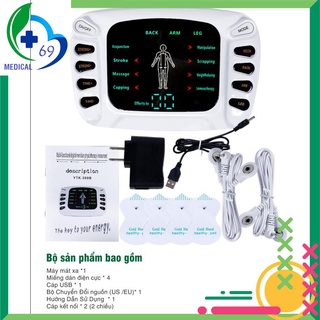 Freeship-- Máy Xung Điện Trị Liệu 8 Miếng Dán
