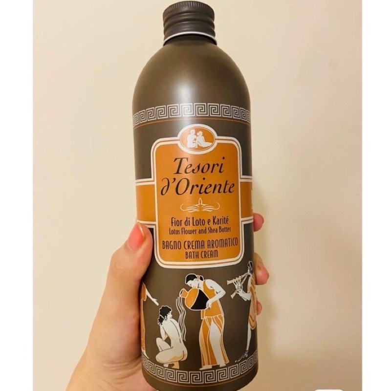 Sữa Tắm Nước Hoa Tesori D'oriente Ý Chính Hãng 500ml Hương Thơm Lưu Trữ Cả Ngày Kèm Vòi