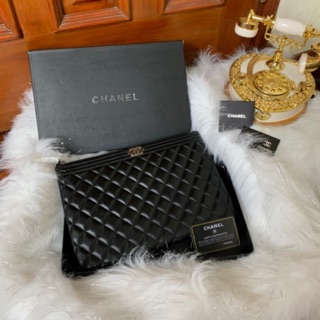 Túi clutch cầm tay sang chảnh nữ da thật