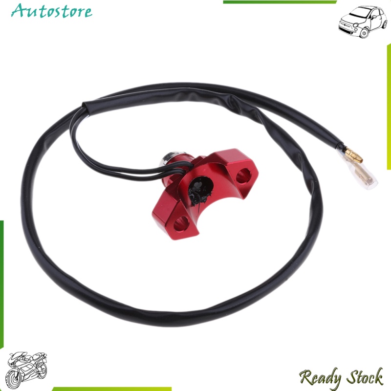 【Autostore】 Engine Stop Start Kill Switch Button For  Motorcycle Quad Dirt Bike Red