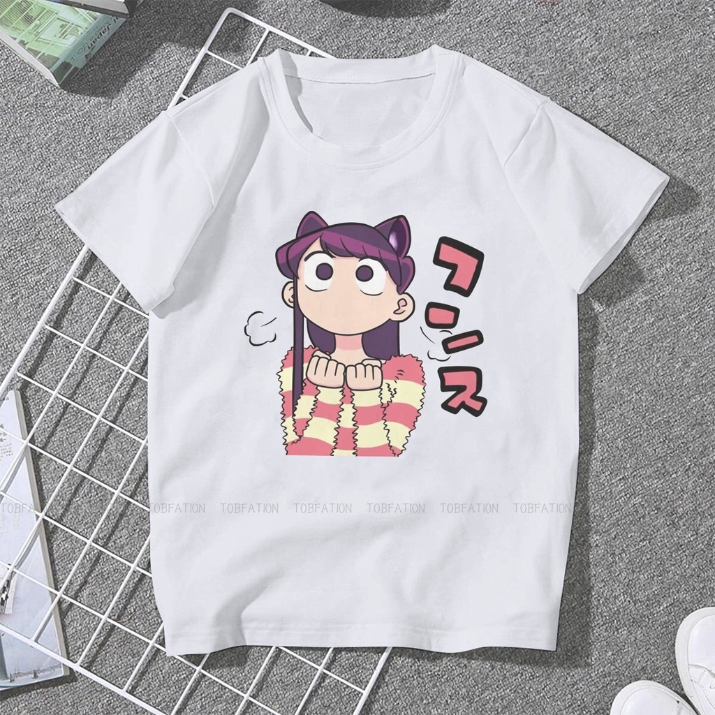 Áo Thun Tay Ngắn Cổ Tròn In Komi Can't Communicate Tadano Anime Thời Trang Unisex nam nữ độc đẹp giá rẻ