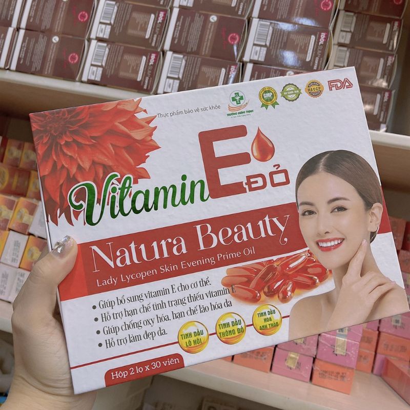 :Vitamin E Đỏ Natural Beauty .