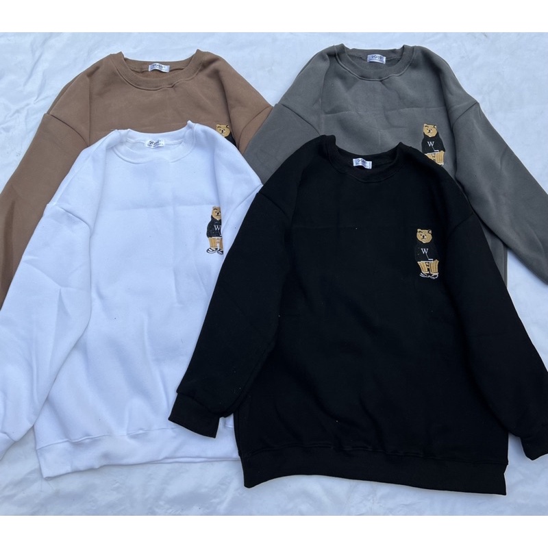 Áo nỉ thêu gấu 3158 | BigBuy360 - bigbuy360.vn