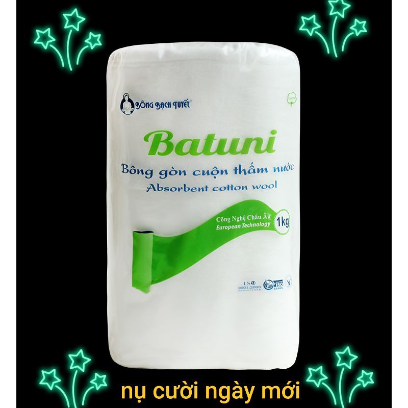 Bông Bạch Tuyết- Bông Công Nghiệp Batuni 1 kg