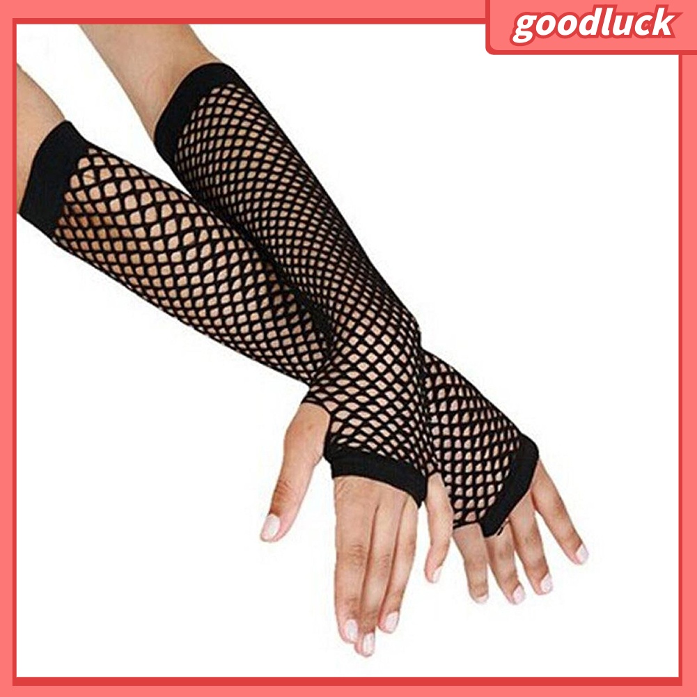 Găng tay lưới hở ngón dành cho vũ công