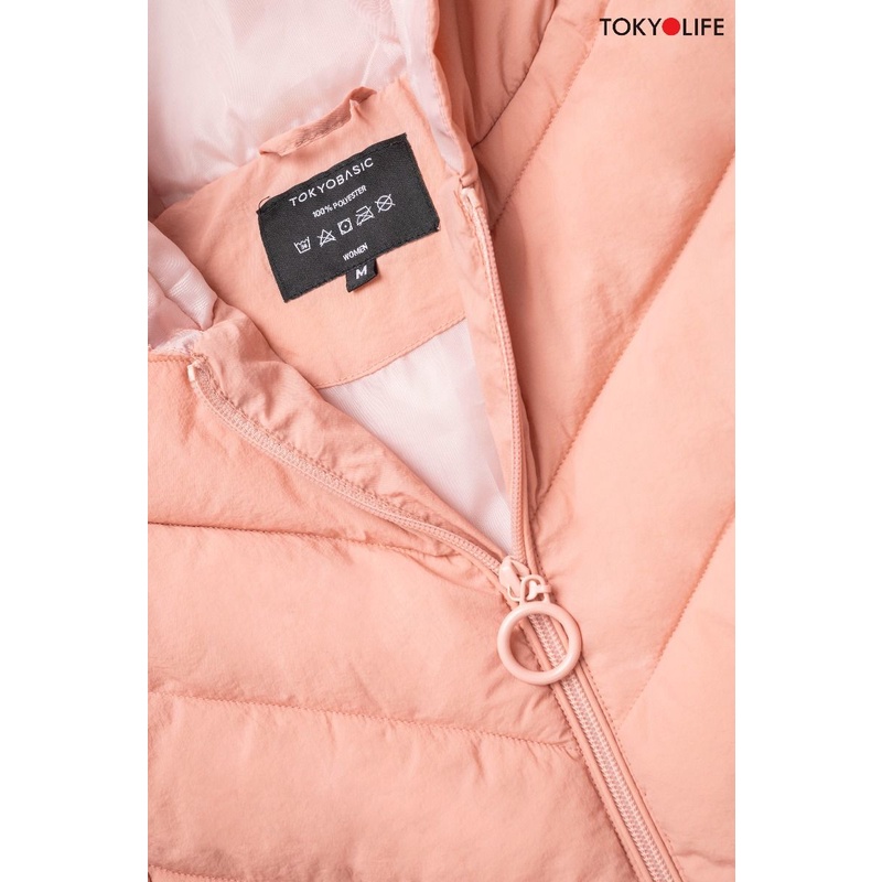 Áo khoác nhồi bông Nữ dáng dài TOKYOLIFE I9JCK803J | BigBuy360 - bigbuy360.vn