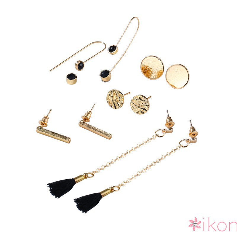 Bộ 5 cặp khuyên tai thời trang dành cho nữ