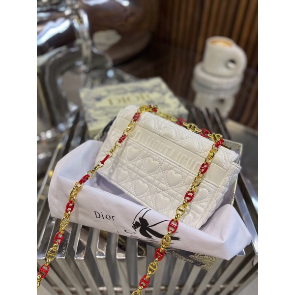 Túi xách diỏr caro chất da thật hàng order trung