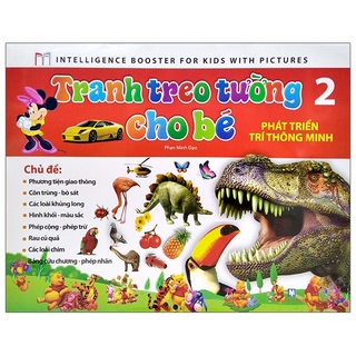 Tranh Treo Tường Cho Bé Phát Triển Trí Thông Minh (Tập 1-2)