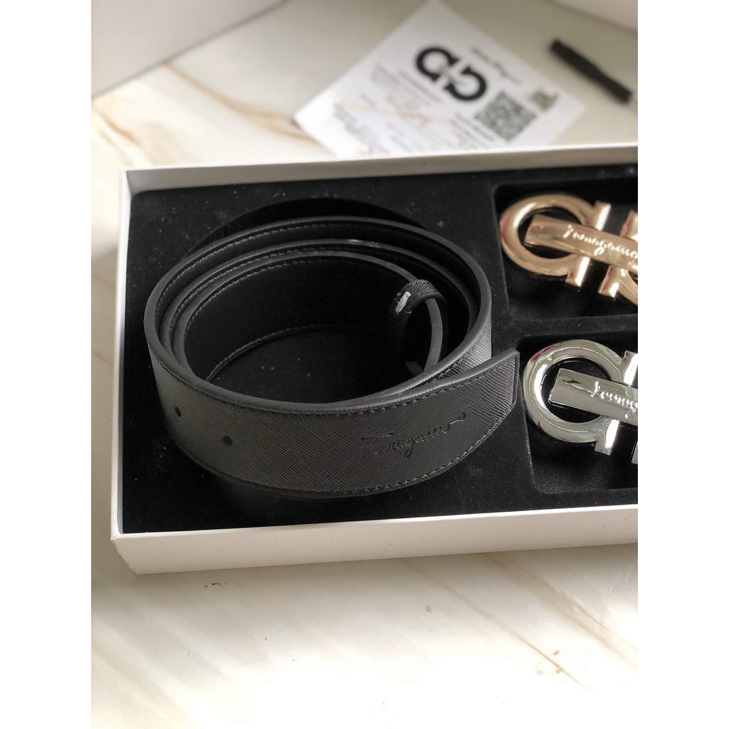 SET BỘ THẮT LƯNG DA NAM CAO CẤP DÂY LƯNG DÂY NỊT HM 2 MẶT HÌNH ĐẸP SANG TRỌNG