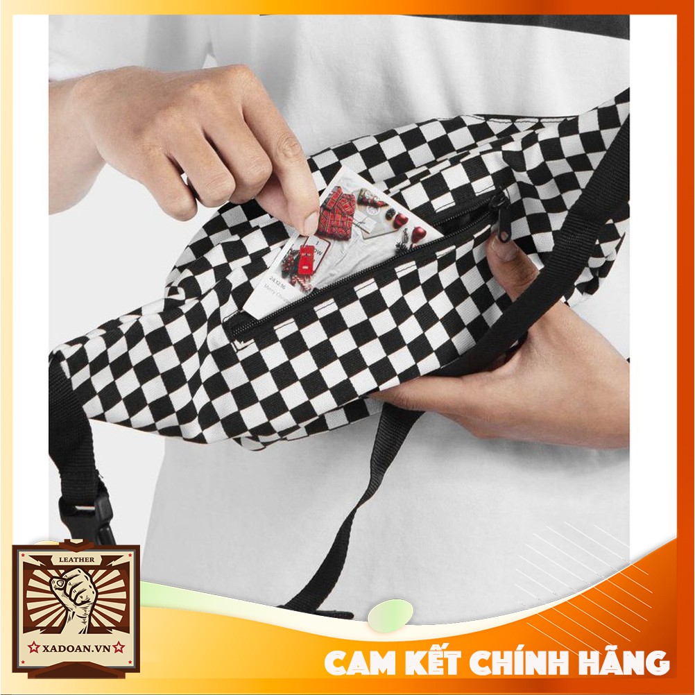 [XẢ KHO - CHUẨN AUTH]  Túi đeo chéo, Túi bảo tử Vans Ready Street Checkerboard sọc caro