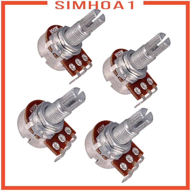Nồi Chiết Áp dia 17mm dia 17mm Chuyên Dụng Cho Đàn Guitar A500k B500K