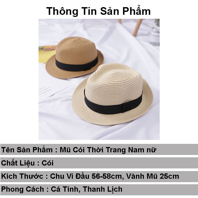 Mũ cói nam nữ thời trang HALA nón cói đi biển rộng vành cao cấp phong cách trẻ trung