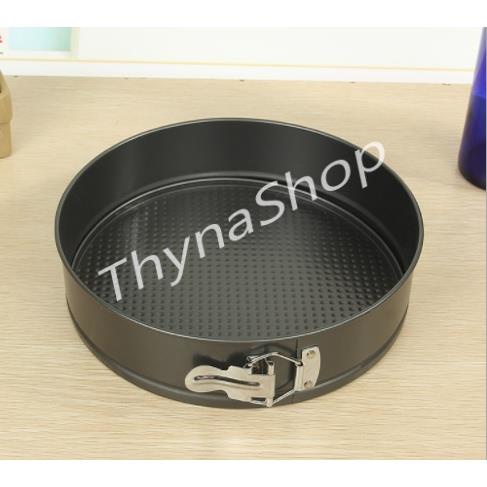 [SẴN HÀNG] Trọn Bộ Set 3 Khuôn Làm Bánh Vuông - Tròn - Trái Tim Đế Rời Cao Cấp - Thyna Store