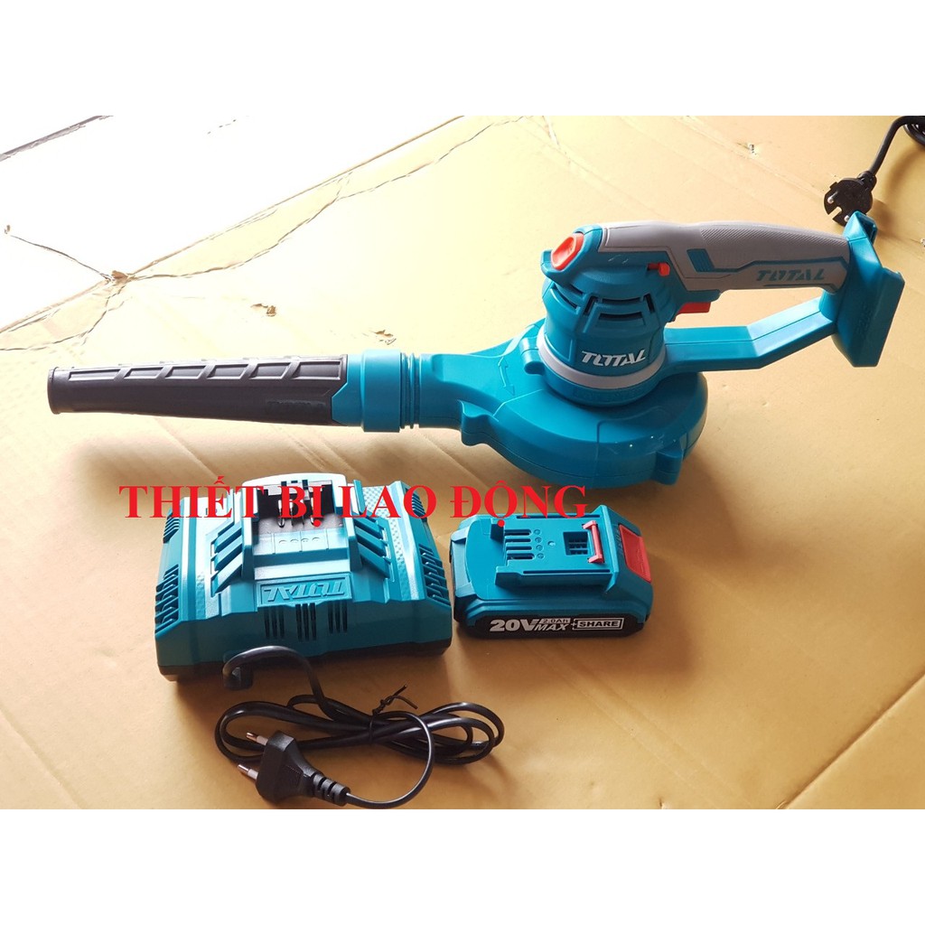 COMBO MÁY THỔI BỤI 20V TOTAL TABLI2001 + PIN 20V 2AH TFBLI2001+ SẠC NHANH TFCLI2003