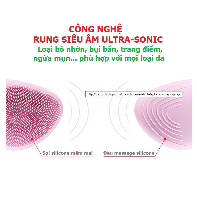 [BH 1 Đổi 1] Máy Rửa Mặt Sonic Chính Hãng AIKEDILI SONIC FACIAL CLEANSING STANDARD