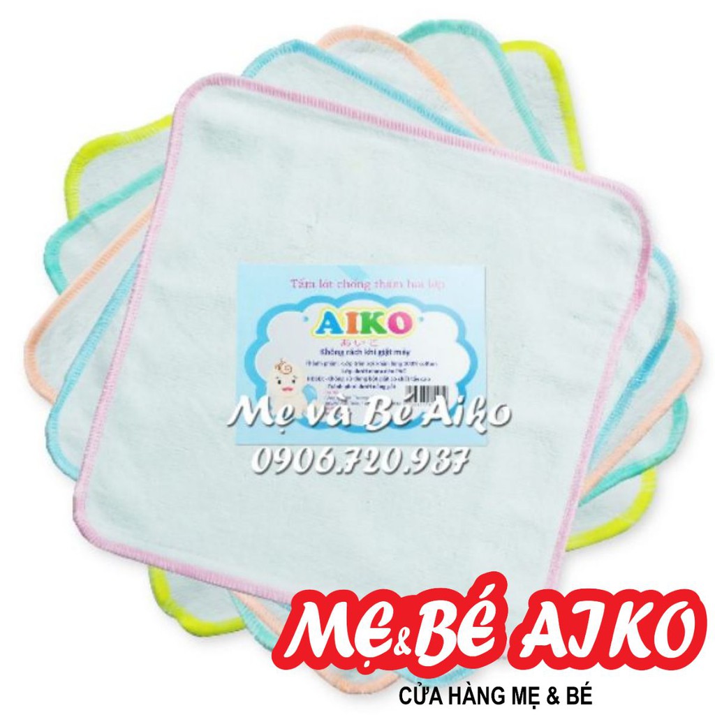 Tấm Lót, Miếng Lót Chống Thấm Giặt Máy Aiko/Unmei 30x30 (8 cái/túi)