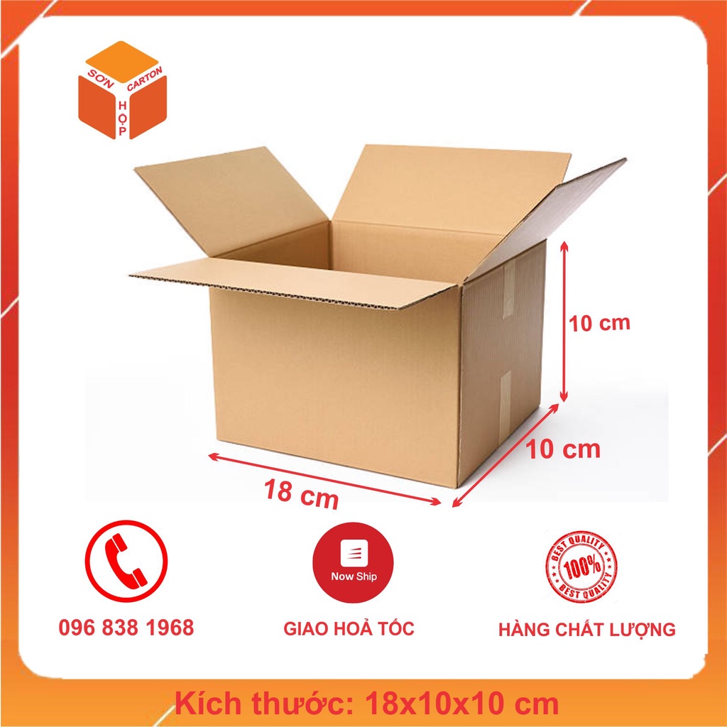 18x10x10 Hộp Carton đóng hàng