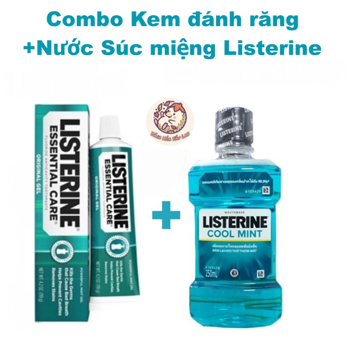 Kem đánh răng Listerine Essential Care Toothpaste 119g