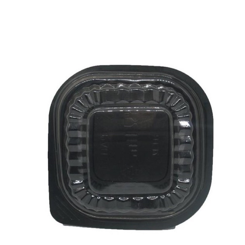 SET 100 CÁI HỘP NHỰA ĐẾ ĐEN NẮP TRONG HT32 ĐỰNG XÔI, BÁNH NGỌT