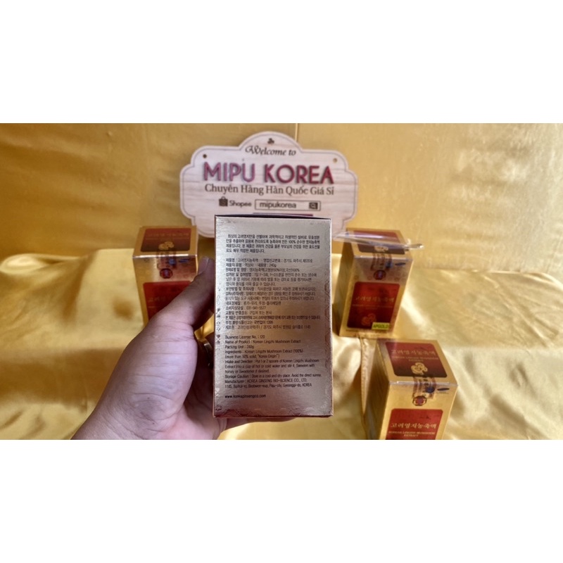 Cao Linh Chi Núi Bio Apgold Hàn Quốc Hộp 1 lọ x 240g