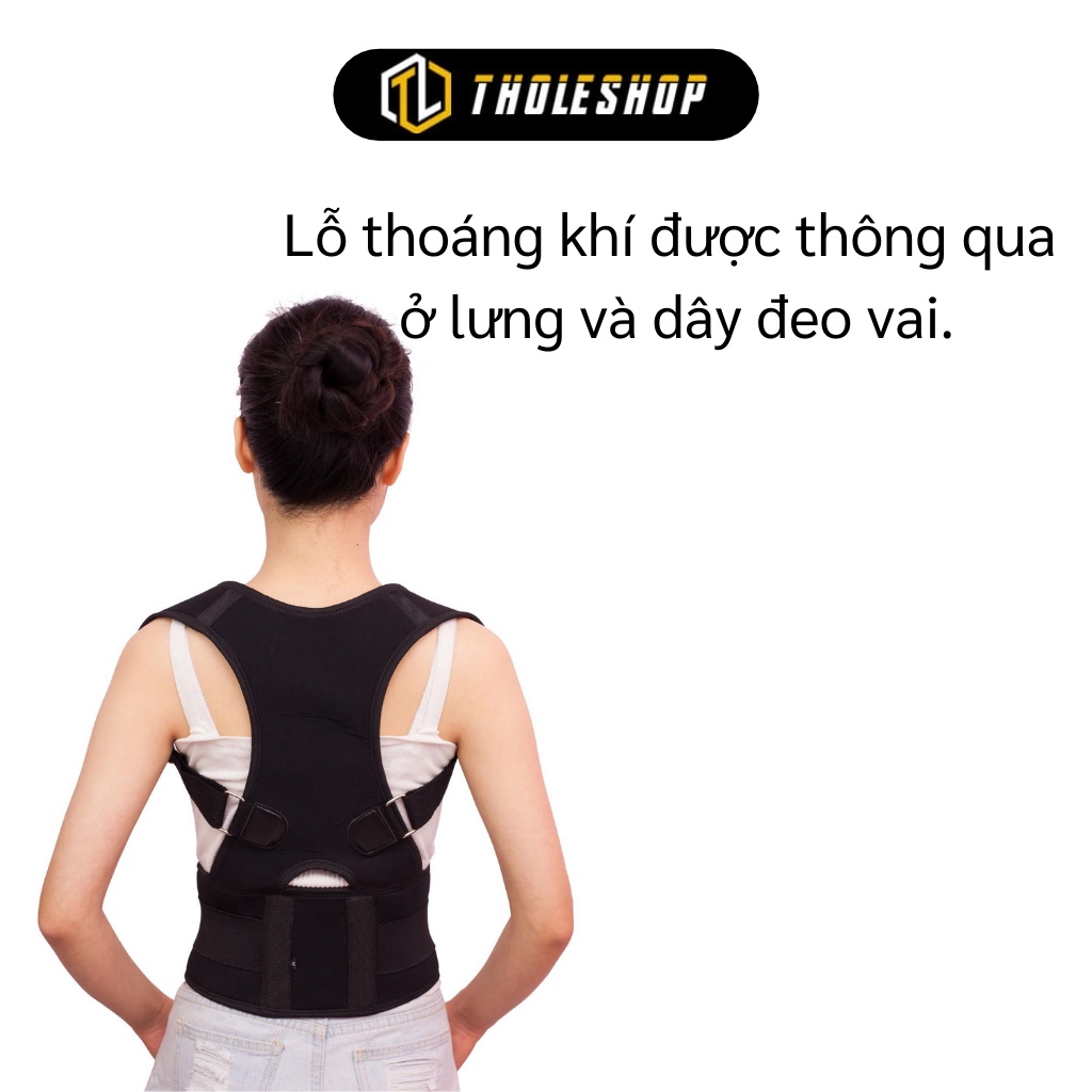 Đai Chống Gù Lưng - Đai Định Hình Cột Sống, Chỉnh Sửa Tư Thế Giảm Đau Mỏi Vai 8080