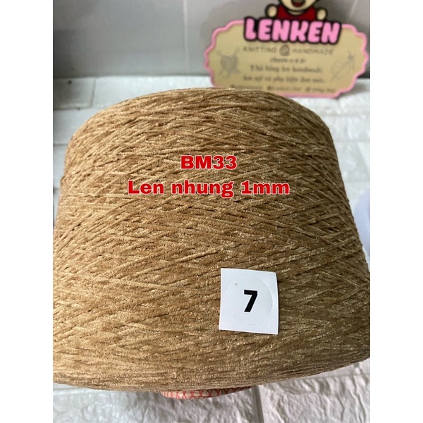 Len nhung 1mm cuộn 100g