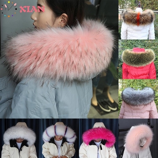 Khăn Choàng Cổ Bằng Vải Lông Gấu Mèo Nhân Tạo Có Thể Tháo Rời Tiện Dụng Cho Nữ