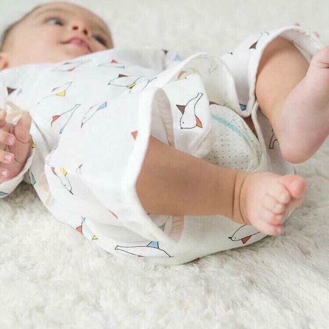 [XẢ KHO] Body xô sợi tre Muslin thoáng mát cho bé