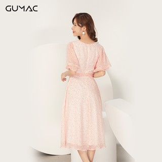Đầm tay phồng rã bèo GUMAC DA983
