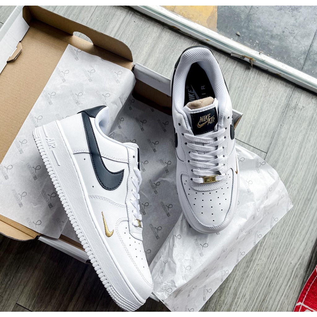 GIÀY THỂ THAO SNEAKER AIR FORCE 1 MÓC ĐEN VÀNG [ AF1 BẢN CAO CẤP FULL BILL BOX ]