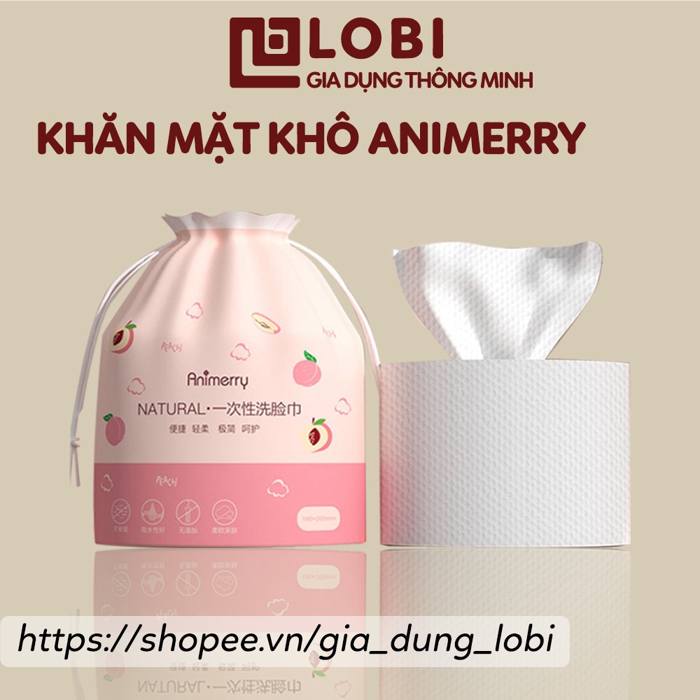 Khăn giấy khô rửa mặt - Tẩy trang, tiệt trùng tiện lợi