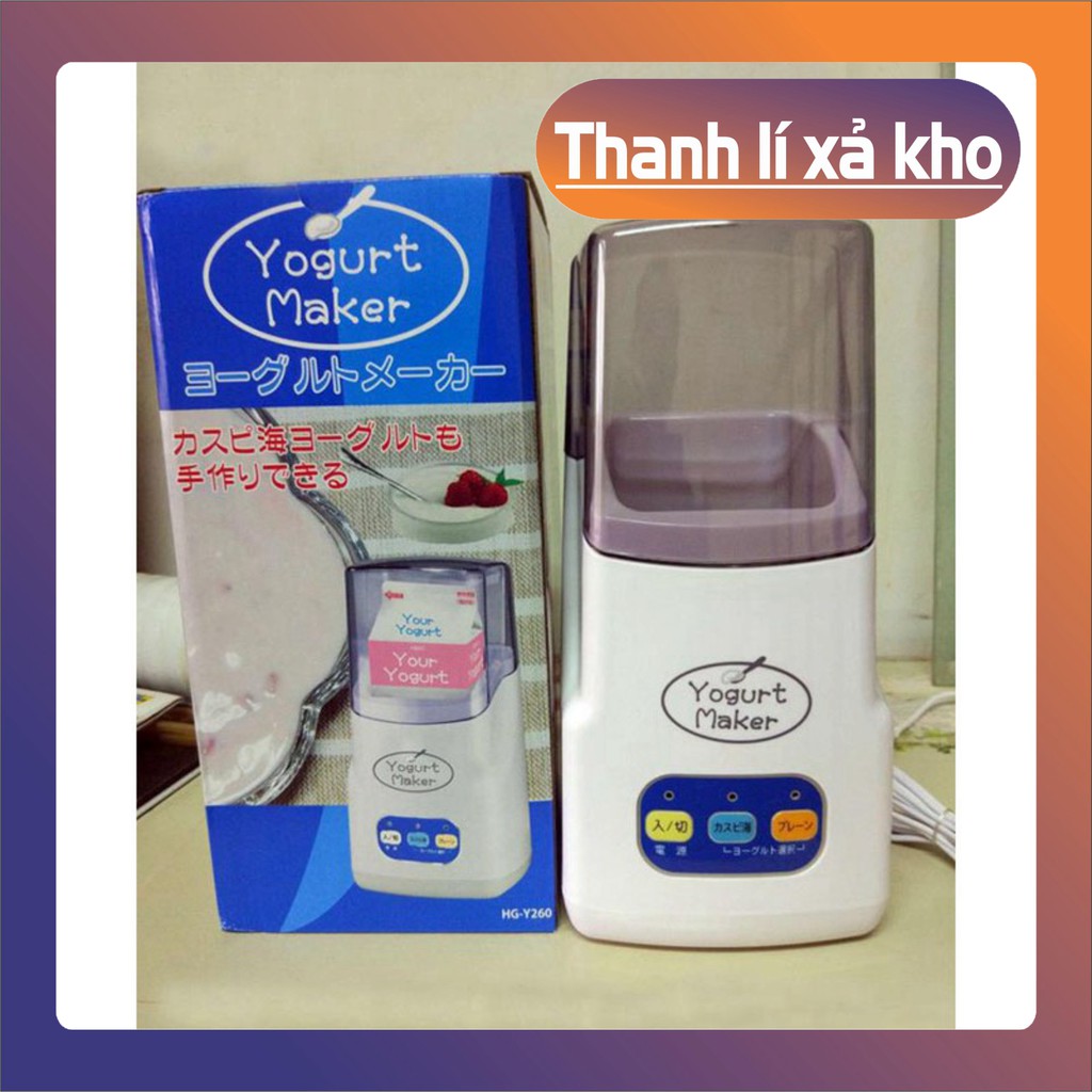 Máy Làm Sữa Chua Nhật Bản Tại Nhà Yogurt Maker, 3 Nút Tự Động Công Nghệ Mới, Bảo Hành 12 Tháng.