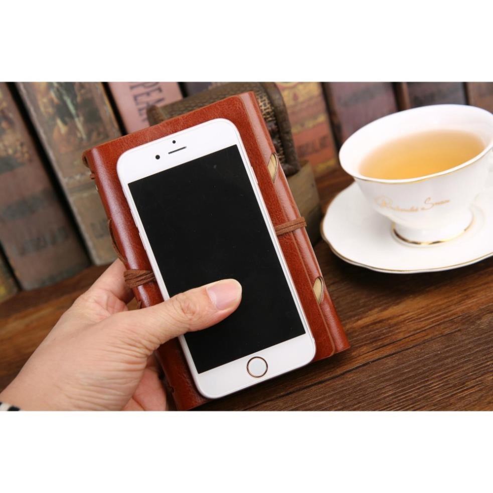 Sổ Tay Bìa Còng MILASO Bìa Da Mềm Phong Cách Vintage Giấy Kraft SN-001044