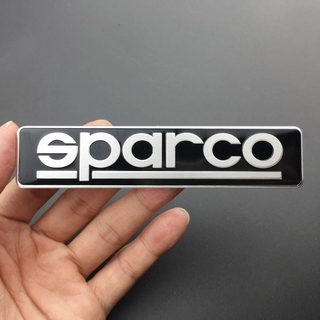 Decal DáN logo sparco BằNg Kim LoạI Nhôm Cho Xe Hơi