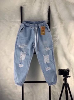 BAGGY CẠP CHUN RÁCH CỰC HOT