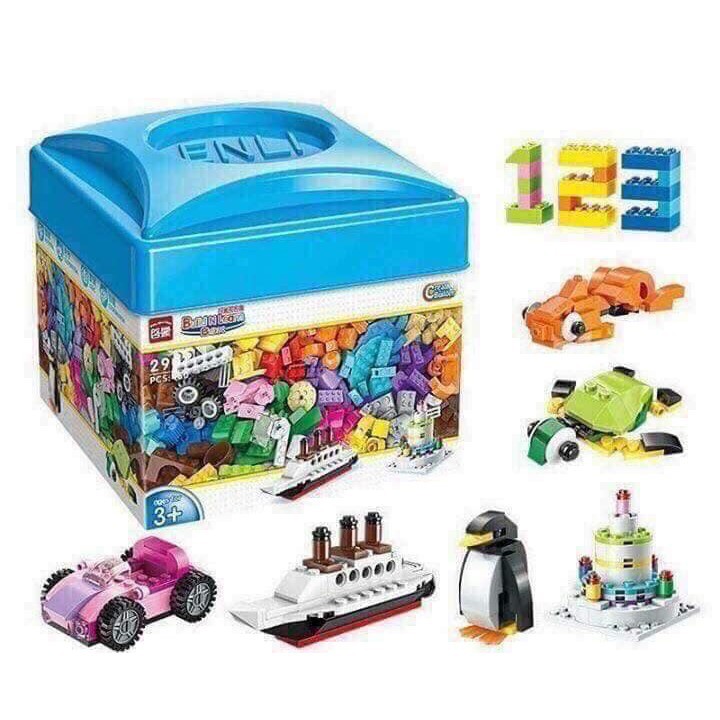 xếp hình lego 460 miếng.. cho các con thỏa sức sáng tao