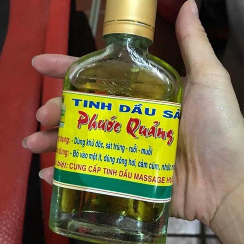 Tinh dầu sả Phước Quảng nguyên chất (chai100ml)