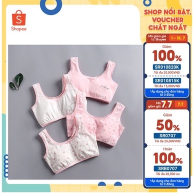 ÁO LÓT LÁ HỌC SINH XUẤT HÀN COTTON THOÁNG MÁT DS02 cho bé từ 20-45kg