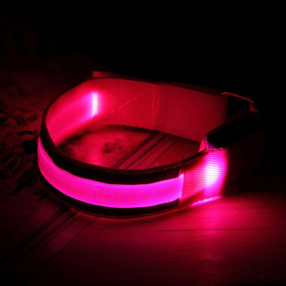 Băng Đeo Cánh Tay / Chân Gắn Đèn LED Phát Sáng Phong Cách Thể Thao An Toàn
