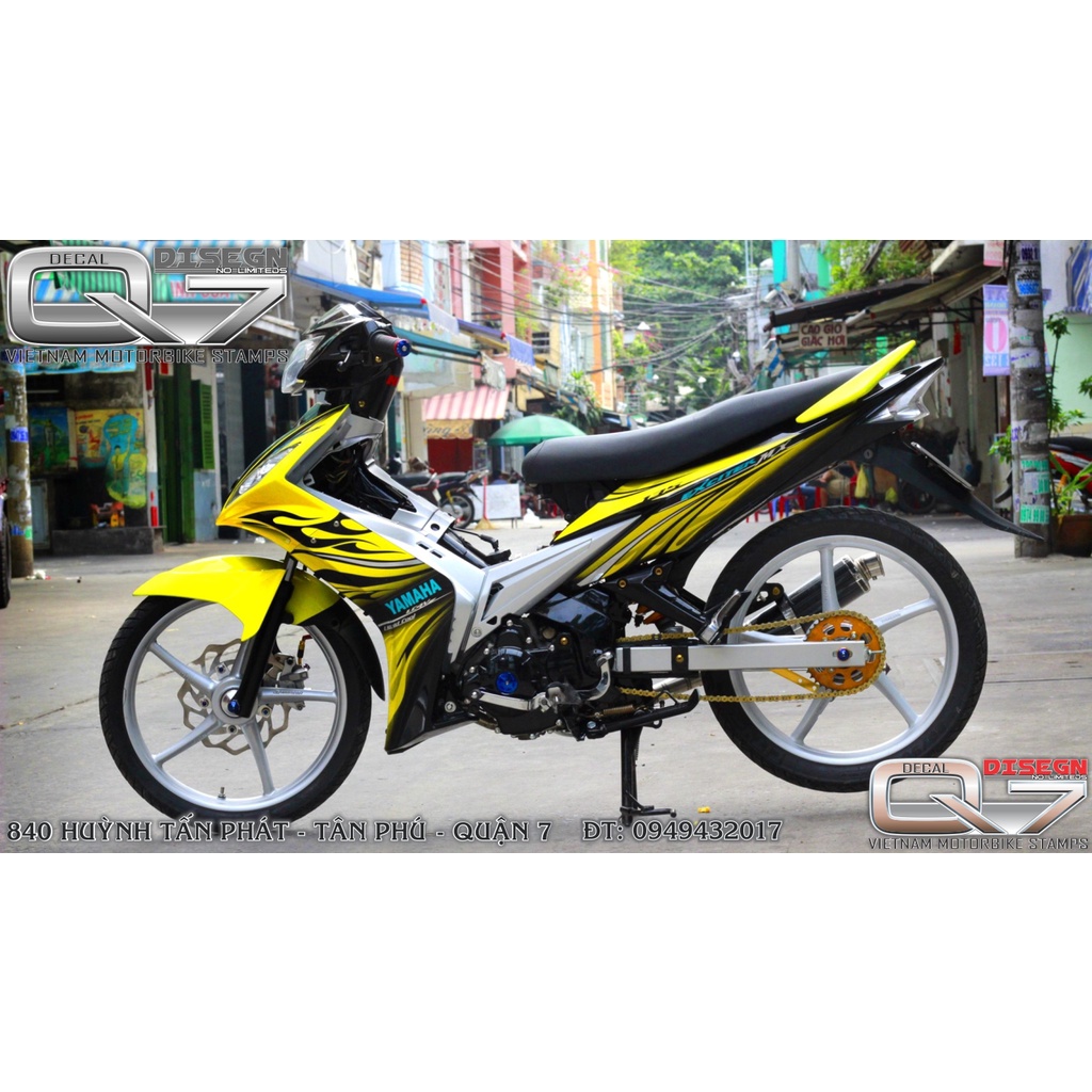 TEM RỜI EXCITER 2010 VÀNG ĐEN