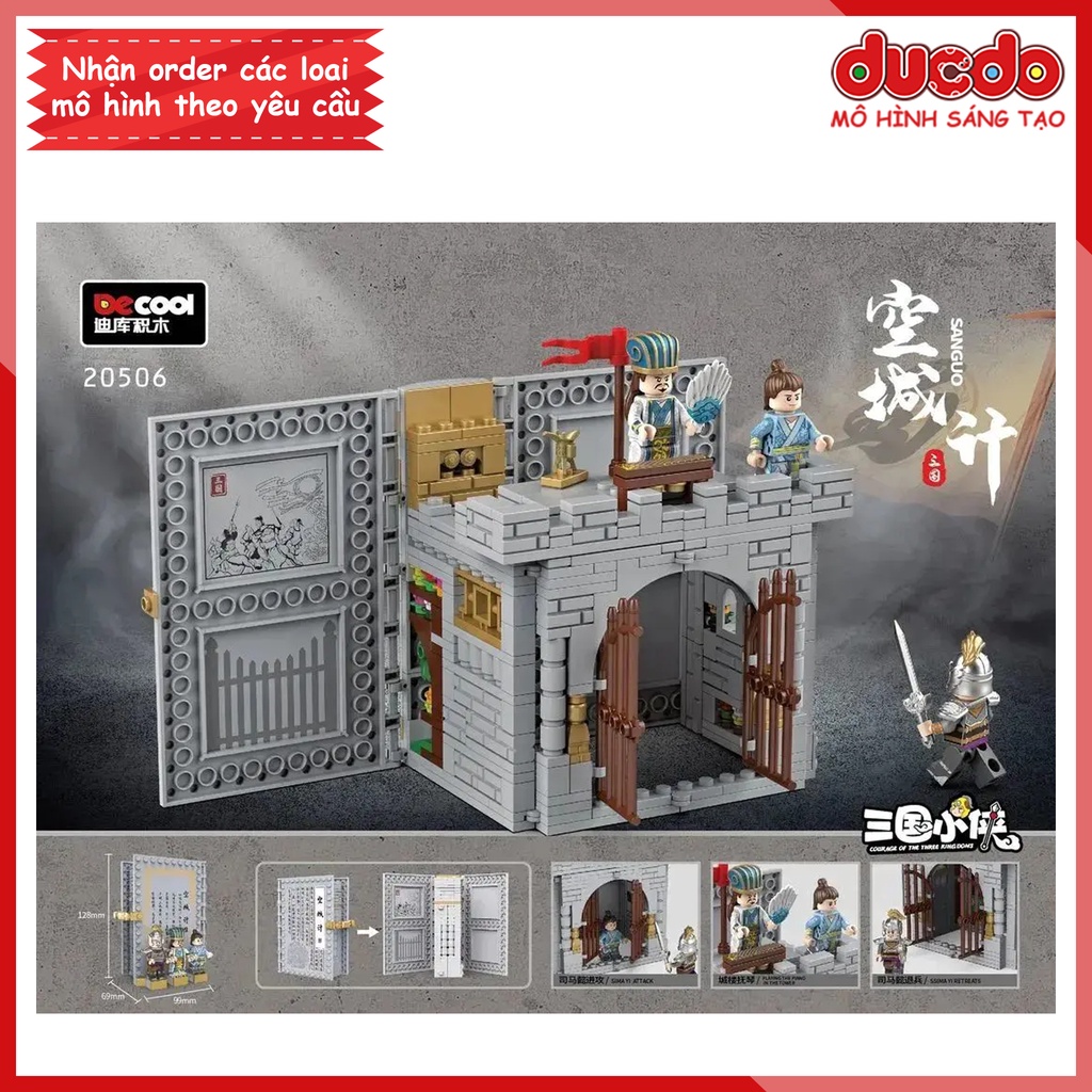 DCOOL 20506 Lắp ghép sách Tam quốc chí - Đồ chơi Xếp hình Mô hình lính Mini Minifigure