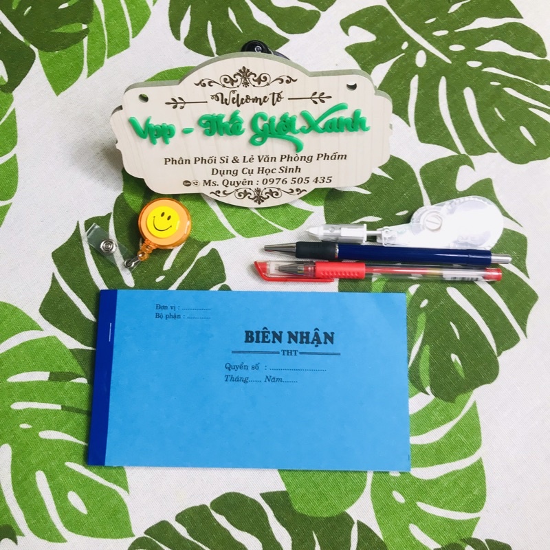 BIÊN NHẬN 1 LIÊN FO 9X10,5cm 50 TỜ