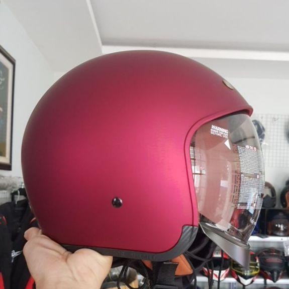 Nón bảo hiểm 3/4 Royal M139 kính âm đỏ đô nhám - Hàng chính hãng Royal Helmet