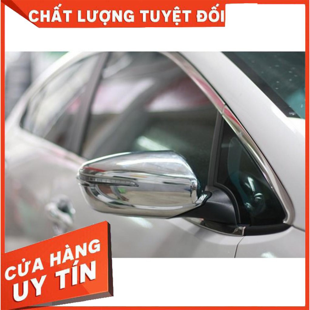 Ốp gáo gương chiếu hậu xe Kia Cerato/K3 2016-2018 mạ crom cao cấp