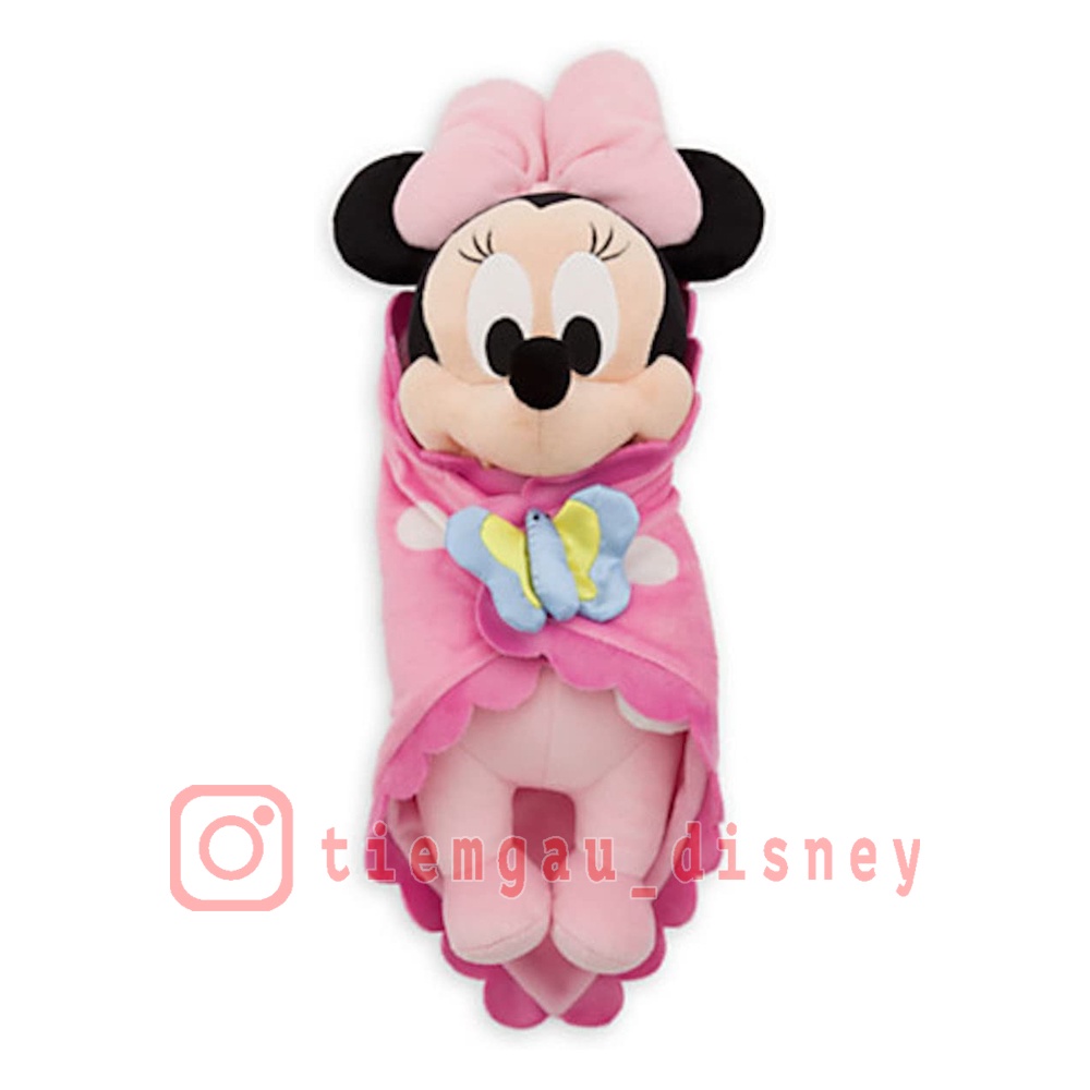 Gấu bông Minnie trong khăn hoạt hình dễ thương - Disney Chính Hãng