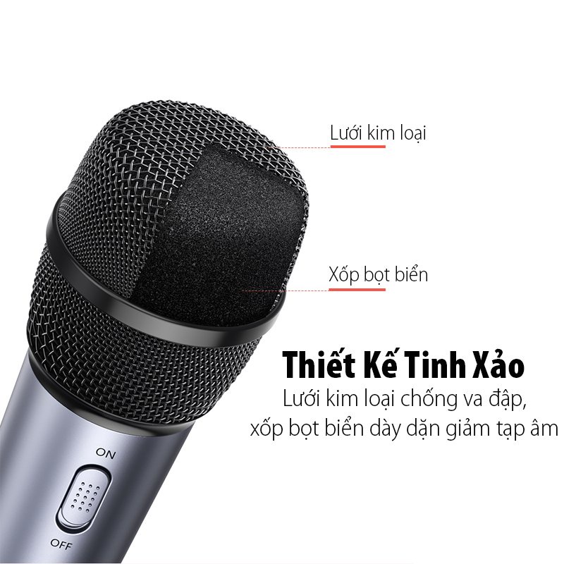 Microphone dùng karaoke livestream chuyên nghiệp Ugreen 10931 CM427 Hàng chính hãng-thu âm máy chủ hội nghị