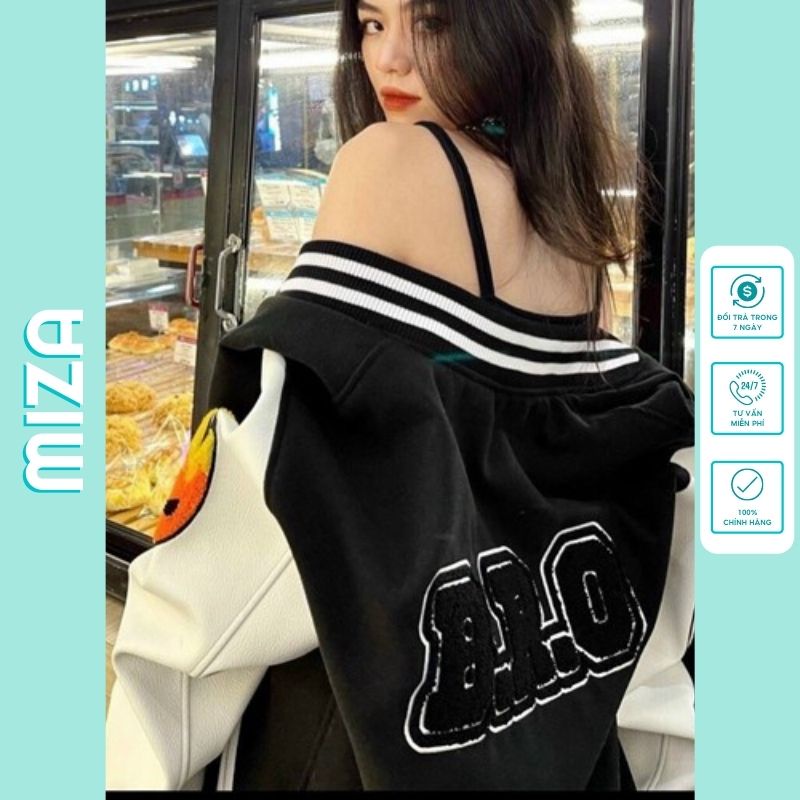 Áo bomber nữ nam unisex khoác gió jacket dù 2 lớp cúc bấm form rộng local brand ulzzang phong cách hàn quốc đep BRO