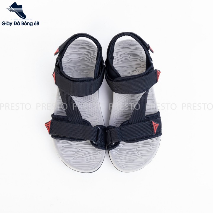 Giày sandal nam nữ chính hãng Việt Thủy quai chéo đen VT02